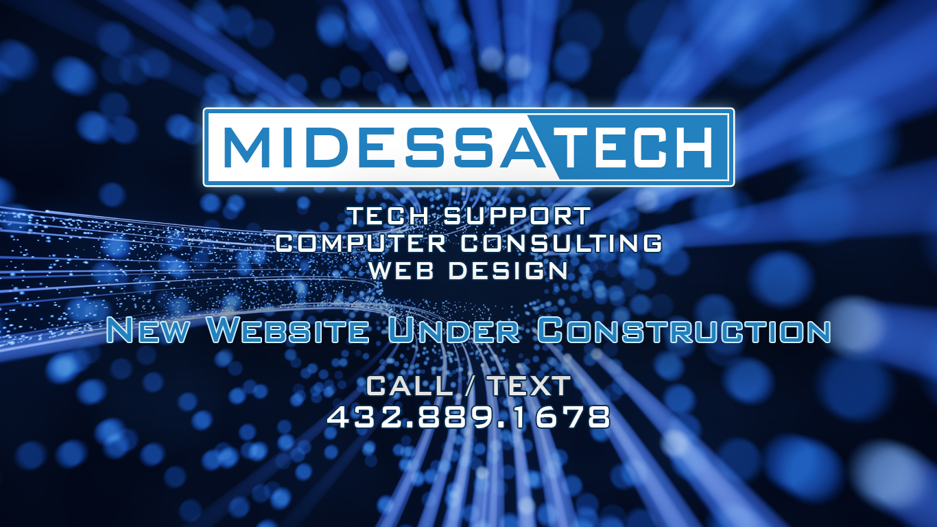 MidessaTech Cover Page - New Website Under Construction